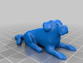 dog keychain animals 3d print model - Mito3D
