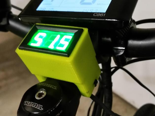 ebike voltmetreyi bağlayın spor ve açık hava volt metre voltmetre 3D print model - Mito3D