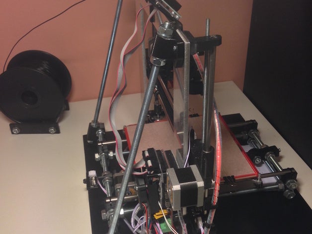 prusa yeniden işleme çerçeve sabitleyici i3 3d yazıcı parçaları tek Kare 3D print model - Mito3D