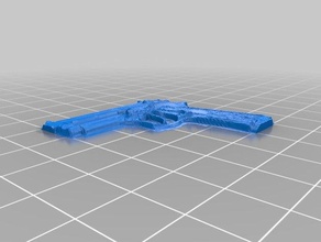 pistola adereços 3d print model - Mito3D