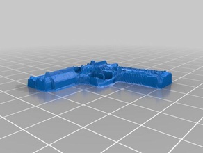 pistola esculturas 3d print model - Mito3D