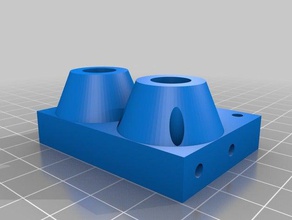 printrbot simple metal ubis dual bowden extruder attachment 3d printer parts extrusion 3d print model - Mito3D