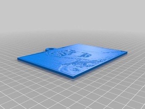 budella lithopane 2d art su misura 3d print model - Mito3D