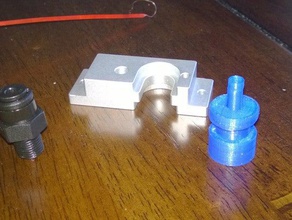 e3d v6 bowden adapter bulldog xl extruder 3d printer parts 3d print model - Mito3D