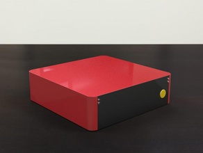 computer desktop case mini-itx back plate mini itx 3d print model - Mito3D