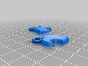 animal crossing ac llaveros Schlüsselanhänger keychain Halskette video-Spiel 3d print model - Mito3D