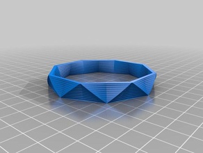 double twisted bracelet bracelets 3d print model - Mito3D