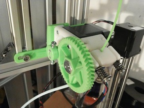 adjustable mount infill 3d's bowden 75 geared extruder +openscad file 3d printer extruders 3d print model - Mito3D