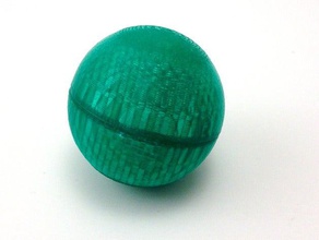 sphère moitiés modèles de la balle customizer 3d print model - Mito3D