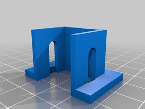 replicator 2x x ekseni makara tutucu 3d yazıcı parçaları bölüm kasnak replicator2x x-ekseni 3d print model - Mito3D