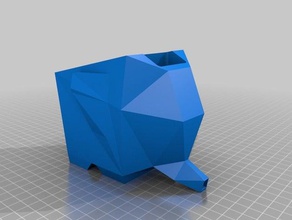 mehr Volumen-effiziente Elefanten Küche und Esszimmer Abtropffläche jumbo 3d print model - Mito3D