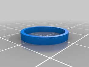 slim ring customized 3d print model - Mito3D