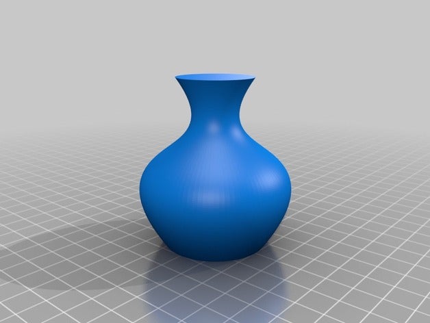margarida-do tamanho de bezier vaso recipientes personalizado 3D print model - Mito3D