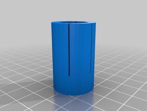 tube rond d'expansion bouchon 3d de l'imprimante accessoires le cadrage freecad rawlplug 3d print model - Mito3D