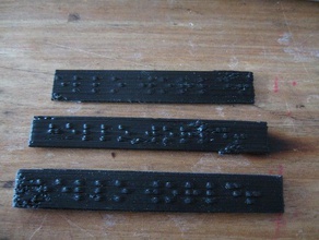 braille-Schrift andere 3d 3d print model - Mito3D