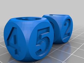 dados trucados 3d-drucken 3d print model - Mito3D
