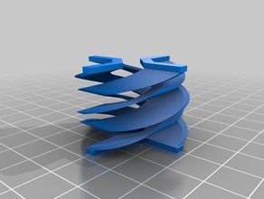 dinámica de la primavera La impresión en 3d rebote flex flexible 3d print model - Mito3D