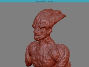 woodman sculpter sculptures groot bois 3d print model - Mito3D