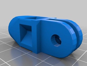 gopro soporte de la varilla 8mm cámara personalizado 3d print model - Mito3D