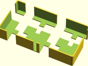 openscad puzzle peice cutter other model parametric part 3d print model - Mito3D