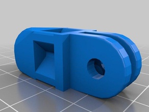 gopro montaje de la varilla 8mm2 cámara personalizado 3d print model - Mito3D