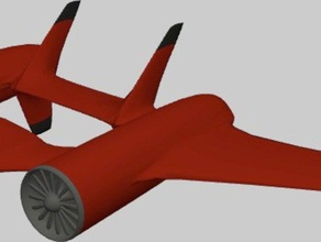 sport avion à réaction modèles de l'air en rapide course turbine 3d print model - Mito3D