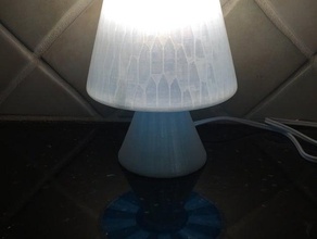 champignon inspirée de la lampe led lumière thé ménage countertopchallenge 3d print model - Mito3D
