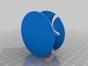 headphone cord wrap audio ath beats cable headphones m50 studio template thick 3d print model - Mito3D