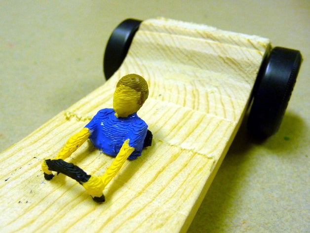 pinewood derby-Treiber-Sammlung Menschen cubscout - Treiber pinewood-derby 3D print model - Mito3D