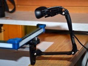 hadron webcam gimbal 3d Drucker Zubehör die überwachung ordbot 3d print model - Mito3D