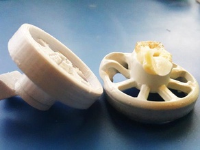 bosch lavastoviglie vassoio inferiore ruote a clip cucina & sala da pranzo la ruota 3d print model - Mito3D