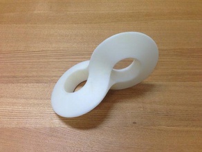 duas círculo de rolo esculturas a arte o design brinquedo 3d print model - Mito3D