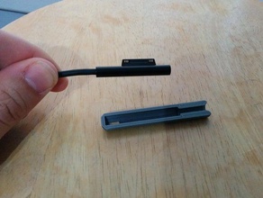 Kabel-saver surface pro 3 tablet Kabel Kabel-clip 3d print model - Mito3D