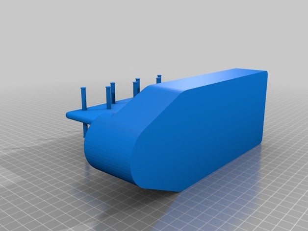 tecla de correo mostrador titular barco contador la copa clave teclas pluma parte arriba 3D print model - Mito3D