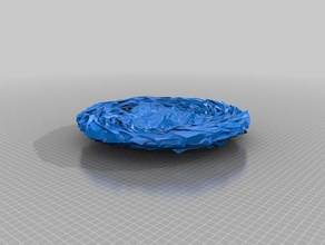 fractal plate kitchen & dining 3d print model - Mito3D