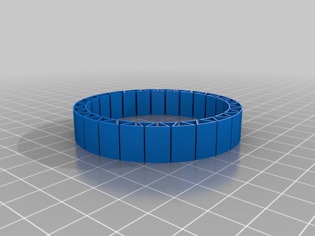 plain standard-Armband Armbänder kundengebundene 3D print model - Mito3D