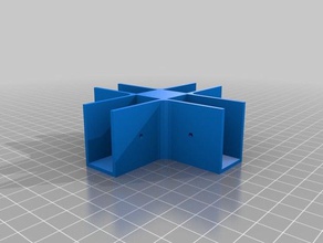 my customized shelving system mounting bracket module diy 3d print model - Mito3D