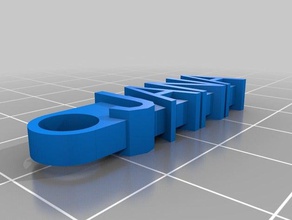 jana organização personalizado 3d print model - Mito3D
