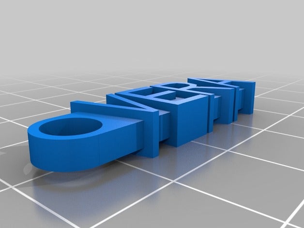 aina organização personalizado 3D print model - Mito3D