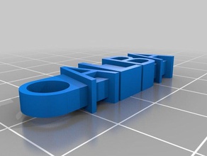 aina organización personalizado 3d print model - Mito3D