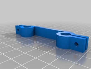 prusa i3 yeniden işleme - x-8mm çubuk aralığı kelepçe eksen 3d yazıcı parçaları bölüm rod clamp 3d print model - Mito3D