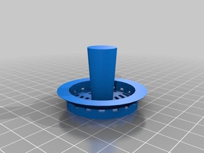 disposable kitchen sink strainer - modified dutch keuken putje & dining customized 3d print model - Mito3D