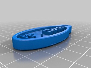özelleştirilmiş Anahtarlık Bay benim dale sikke ve rozetleri 3d print model - Mito3D