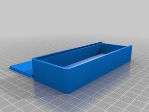 il mio personalizzato parametrico casella di coperchio scorrevole utensili & caselle su misura 3d print model - Mito3D