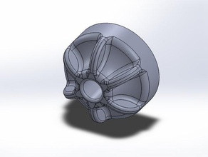 thumb wheel 13mm nut hand tools filawinder thumbwheel wrench 3d print model - Mito3D