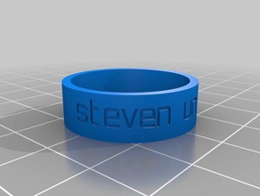 diesel means customized ring rings 3d print model - Mito3D