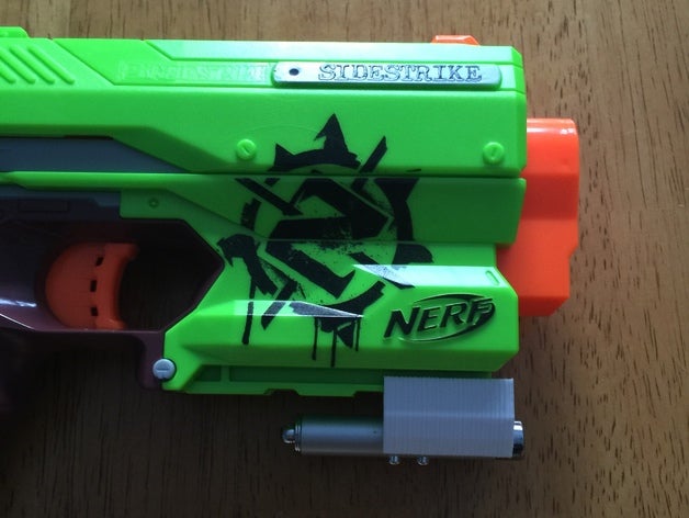 nerf rail laser mount toys & games 3D print model - Mito3D