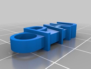 pol organização personalizado 3d print model - Mito3D