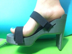 3d printed heel fashion 3dmodel print printer accesories amazing awesome beauty black buckle centimeters comfortable cool crazy creative cute design designer designs different engineers exciting fair fashionable feet final footwear hashtag high innovation last like love missuniverse model project resistant rhino3d school science sexy shoe silver smooth spring statement stylings surface tall technology unique velcro wearable 3d print model - Mito3D