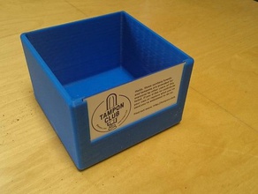 tampon du club de la boîte les conteneurs 3d print model - Mito3D